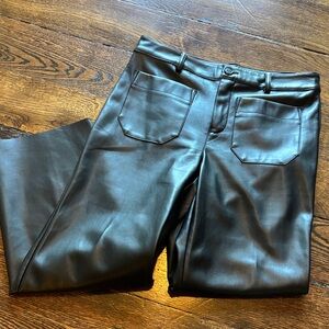 Sanctuary Black Faux Leather Pants